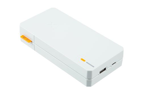xtorm Essential - Banque d'alimentation - 20000 mAh - 15 Watt - 3 A - 2 connecteurs de sortie (USB, 24 pin USB-C) - sur le câble : USB-C - blanc