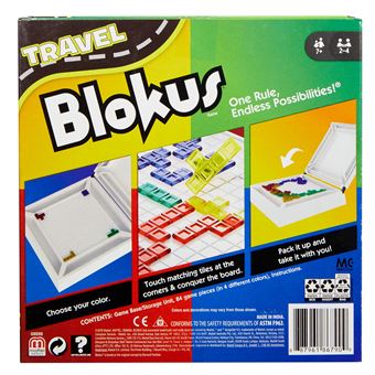 Jeu de société Mattel Travel Blokus