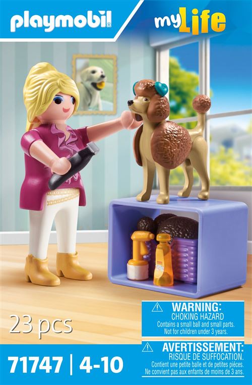 Toiletteuse avec caniche et accessoires - vue 6