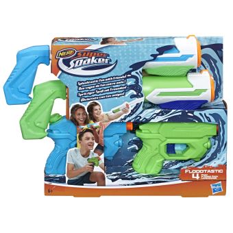 Pack de 4 pistolets à eau Super Soaker Nerf Floodtastic