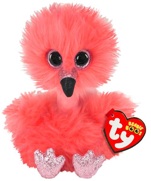 Peluche Ty Beanie Boo Franny le flamant 15 cm