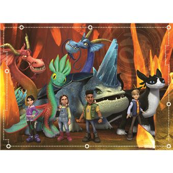 Puzzle Ravensburger Dresseurs de dragon les neuf royaumes 100 pièces XXL -  Puzzle - Achat & prix