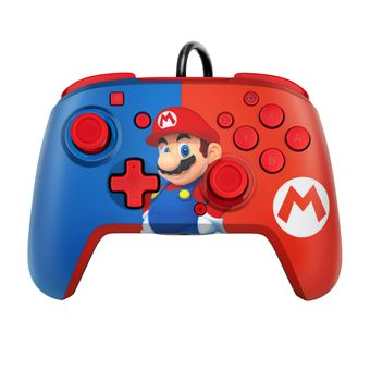 Manette Gaming filaire pour Nintendo Switch Pdp Faceoff Deluxe Mario