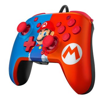 Manette Gaming filaire pour Nintendo Switch Pdp Faceoff Deluxe Mario