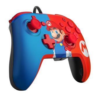 Manette Gaming filaire pour Nintendo Switch Pdp Faceoff Deluxe Mario