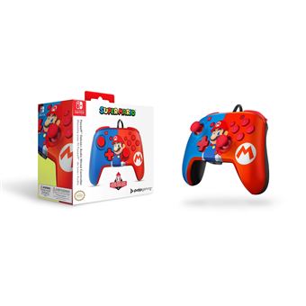 Manette Gaming filaire pour Nintendo Switch Pdp Faceoff Deluxe Mario