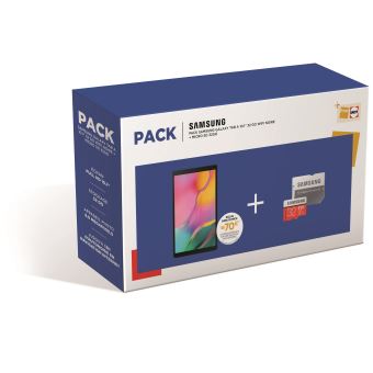 Fnac Pack Samsung Galaxy Tab A 10.1 32GB Wifi Zwart + Micro SDXC Evo-kaart + 32 GB