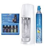 Machine à soda et eau gazeuse Sodastream Spirit Blanc avec Coffret Découverte Pepsi