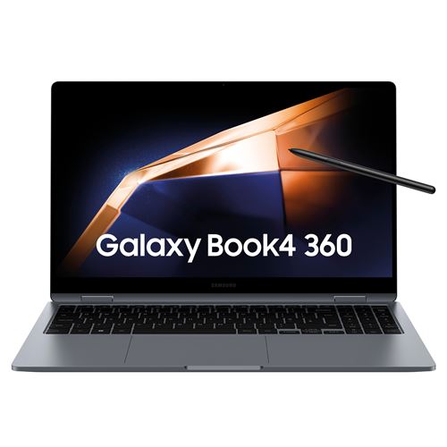 PC Portable Samsung Galaxy Book4 360 15,6 Full HD 60 Hz Intel® Core™ i7 16 Go RAM 512 Go SSD Gris