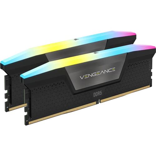 Barrette mémoire RAM Corsair DDR5 16 Go -DDR5 5200 MHz CL40noir