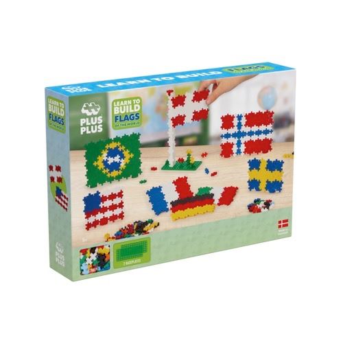 Kit découverte Plus Plus Drapeaux du monde 700 pièces
