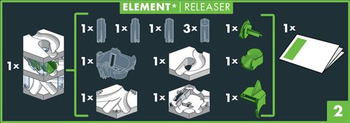 Ravensburger GraviTrax PRO Releaser – Élément Déclencheur à 3 Niveaux Pour Circuit De Billes, Compatible Avec Tous Les Sets, Dès 8 Ans