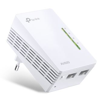 CPL TP-Link AV600 Powerline Blanc et gris + WiFi N Reconditionné