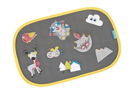 Lot de 2 Pare Soleil et Stickers montagne Badabulle