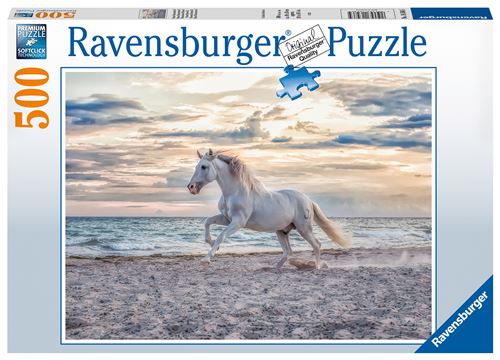Puzzle 500 pièces Ravensburger Cheval sur la plage