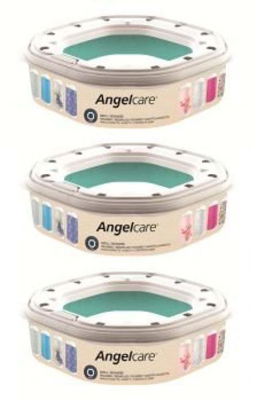 Pack de 3 recharges octogonales pour poubelle à couche Angelcare Dress Up