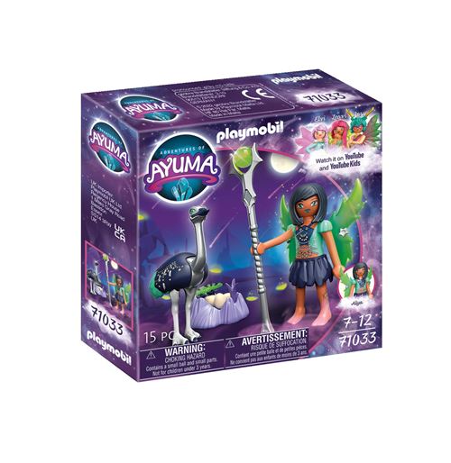 Playmobil Adventures Of Ayuma 71033 Moon Fairy avec Animal De Cœur