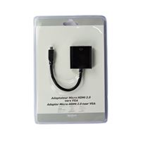 Adaptateur Temium Micro HDMI Mâle vers VGA Femelle