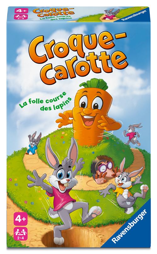 Jeu De Société Ravensburger Croque Carotte Mini – Course Enfant 2-4 Joueurs 4+ - vue 3