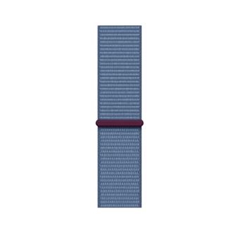 Bracelet Sport pour Apple Watch 45 mm avec boucle Bleu d’hiver - 1