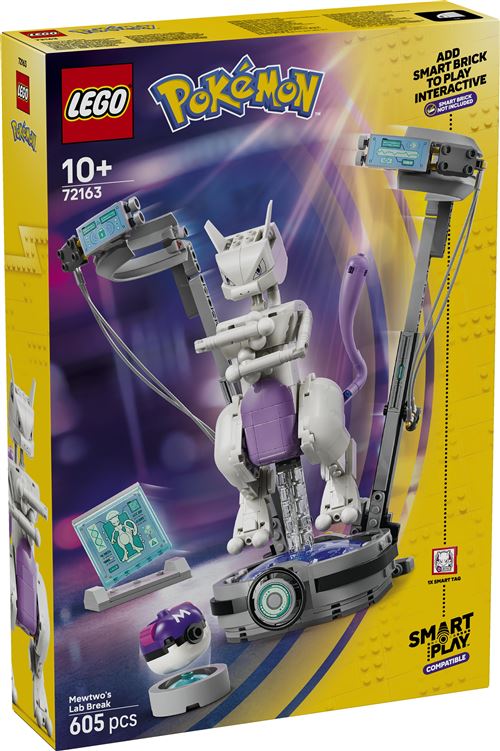 LEGO® Pokémon™ 72163 SMART Play™ : L’évasion du labo de Mewtwo
