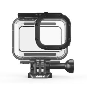 Coque Silicone Souple Intégrale GoPro Hero 8 + Dragonne – Protection Anti-Choc, Anti-Rayures – Noir