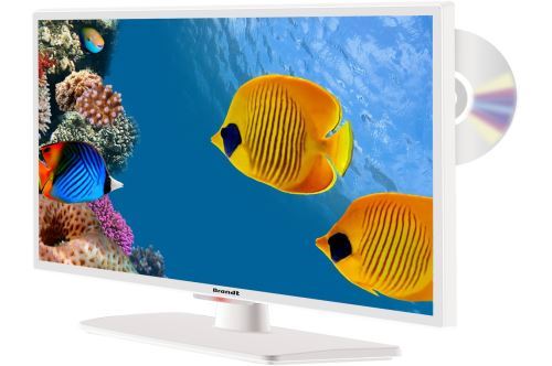 TV Brandt B2441WHD LED COMBO DVD Blanc 23,8