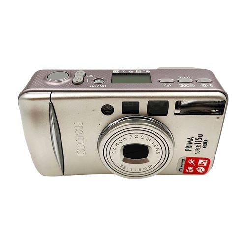 Appareil photo argentique compact Canon Prima Super 115U Date Argent - Reconditionne