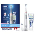 Brosse a dents electrique Oral-B Pro 3800 Sensi Ultra-Thin Blanche