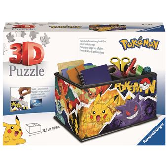 Puzzle 3D Ravensburger Boîte de rangement Pokémon 216 pièces