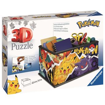 Puzzle 3D Ravensburger Boîte de rangement Pokémon 216 pièces