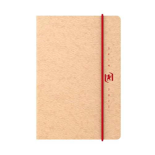 Agenda Semainier Oxford Skin 2022 10 x 15 cm Beige