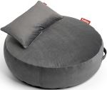 Pouf d'intérieur et coussin en velours Fatboy Pupillow Taupe