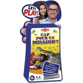 Jeu de société Tactic Let's Play Cap pour un million ?