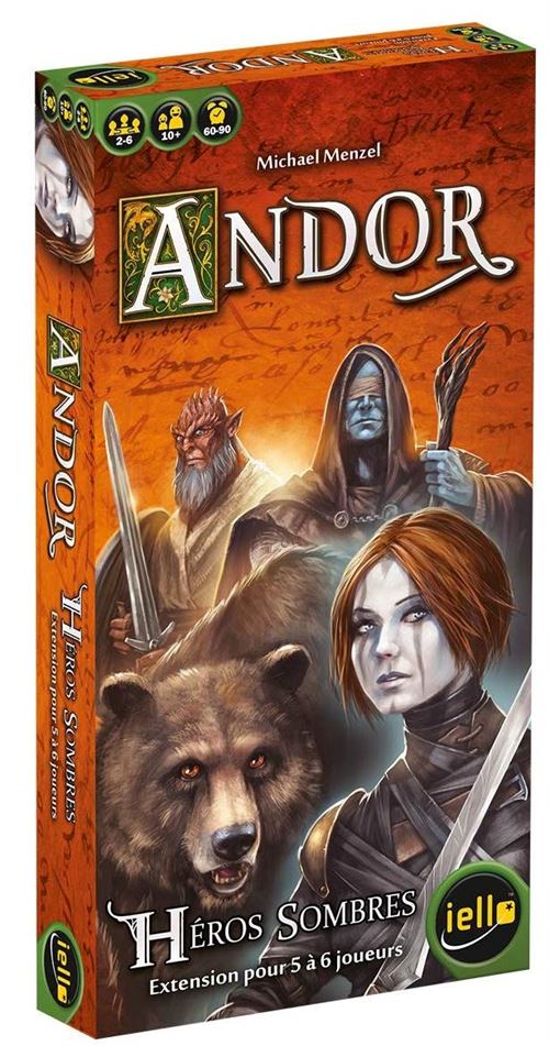 Jeu de stratégie Iello Andor Héros Sombres