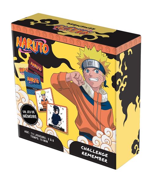 Topigames Multicolore Jeu De Cartes Naruto Remember