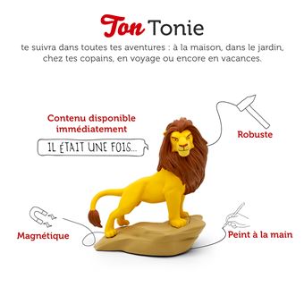 Coffret Toniebox avec Tonie Cars Tonie Le Roi Lion et Tonie Créatif Tonies  : King Jouet, Activités d'éveil Tonies - Jeux d'éveil
