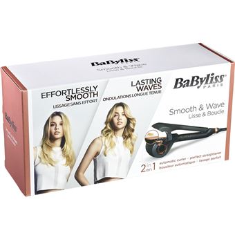 Fer a boucler Babyliss Smooth and Wave C2000E Noir Achat prix fnac