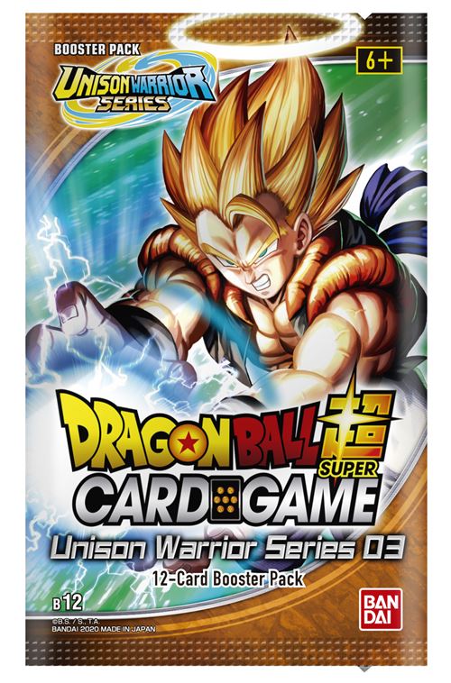 Jeu de cartes Bandai Dragon Ball Z JCC Pack Unison Warrior 3 Modèle aléatoire