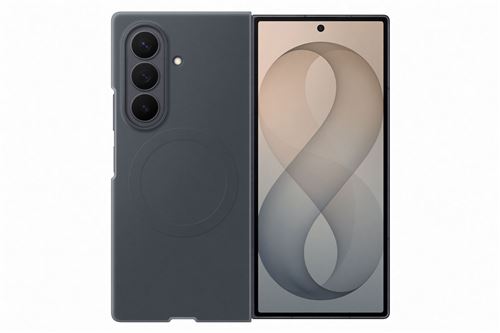 Pack 2 en 1 Coque magnétique en silicone + Film anti reflet pour Samsung Galaxy Z Fold 8 Ultra