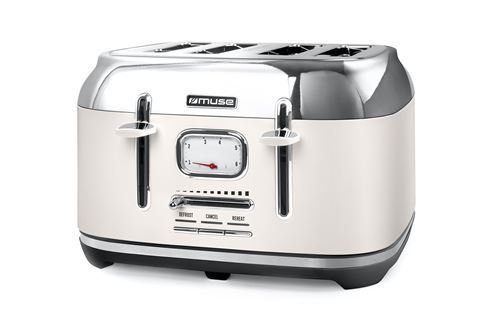 Grille Pain Muse Ms-131 Sc 1800 W Beige