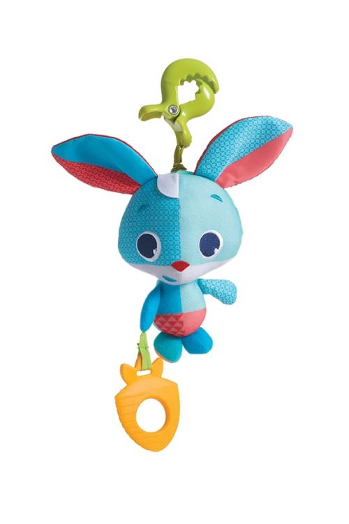 Jouet clipsable à vibration Tiny love Friends Thomas le lapin Bleu
