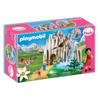 Playmobil Heidi 70254 Heidi Peter et Clara au lac de cristal