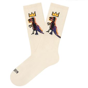 Chaussettes Jimmy Lion Athletic Basquiat Pez Dispenser Taille M Beige