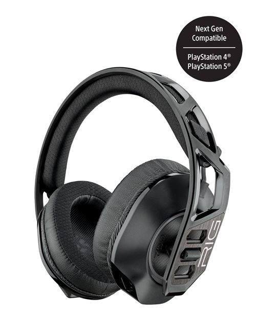 Plnt Casque Gaming Sans Fil WiFi Nacon Poly Rig 700Hs pour PS4 Noir