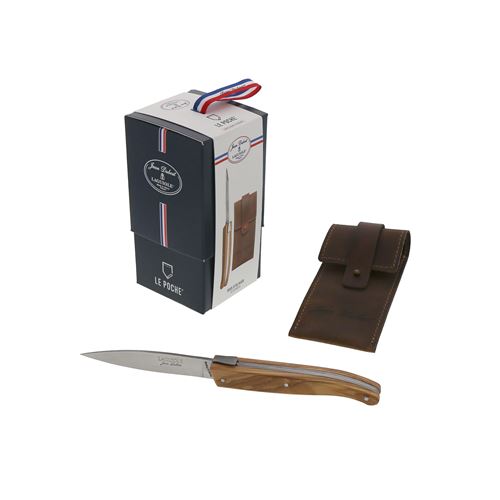 Couteau Laguiole avec son étui L0016760BV1219 Jean Dubost Argent