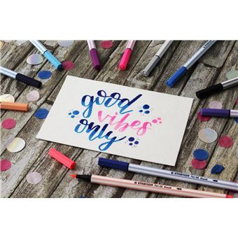 Etui 20 feutres Stabilo Colorparade Pen68 Brush
