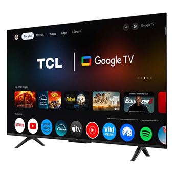 Téléviseur LED TCL 85P79K – Écran QLED 85 Pouces (215 Cm) 4K – Google TV – Son Dolby Atmos – Pour Gaming 120Hz