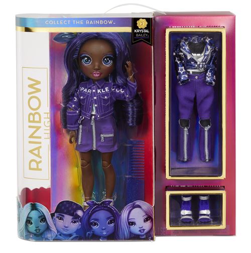 Rainbow high fashion doll krystal bailey indigo FLI0035051572114