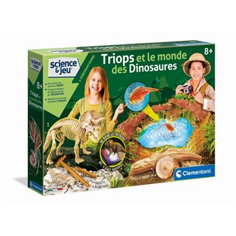 Jeu scientifique Clementoni Triops et le monde des dinosaures